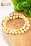 Yellow Calcite Ball Necklace - 45 cm