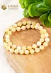 Yellow Calcite Ball Necklace - 45 cm