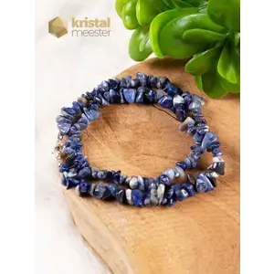 Sodalite Chip Necklace - 45 cm