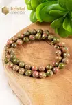 Unakite Ball Necklace - 45 cm