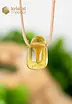 Fluorite Pendant Yellow - drilled