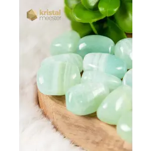 Pistachio Calcite Tumbled Stones