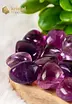 Purple Fluorite tumbled stones EX - Size M