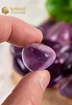 Purple Fluorite tumbled stones EX - Size S