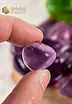 Purple Fluorite tumbled stones EX - Size S