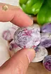 Pink Tourmaline & Lepidolite in Pegmatite Amulet Stones