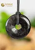 Silver Obsidian Donut - 40 mm