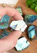 Labradorite one-side polished - size S