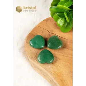 Aventurine Heart Green - 30 x 30 mm