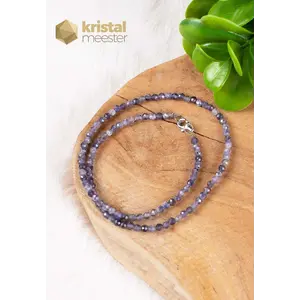 iolite Faceted Necklace - 45 cm