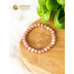 Rhodochrosiet Kogelarmband - 6 mm