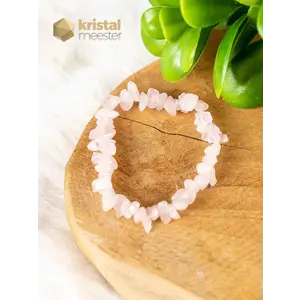 Rose Quartz EX Chip bracelet