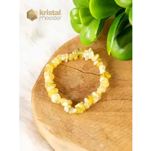 Yellow Opal Chip Bracelet