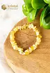 Yellow Opal Chip Bracelet