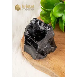 Zwarte Obsidiaan ruw - nr. 1