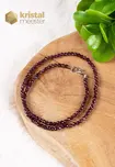 Garnet Faceted Necklace - 45 cm