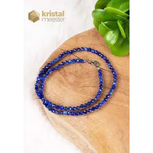 Lapis Lazuli Faceted Necklace - 45 cm