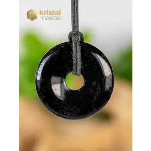 Black Tourmaline Donut - 40 mm