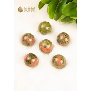 Unakite Sphere - 20 mm