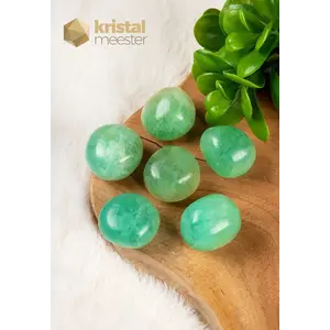 Green Fluorite Tumbled Stones - size XL