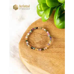 Tourmaline Mix Faceted Bracelet - 4 mm - Child