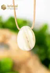 Aragonite Green Pendant - drilled