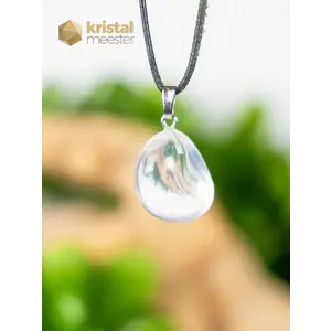 Girasol Pendant with silver loop