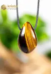 Tiger Eye Drop Shaped Pendant - no. 1