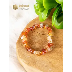 Carnelian mixed Chip Bracelet