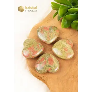 Unakite Heart - 42 x 40 mm