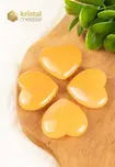 Calcite Heart Yellow - 42 x 40 mm