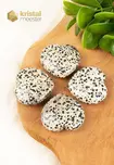 Dalmatian Jasper Heart - 42 x 40 mm