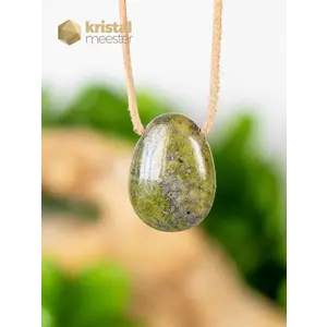 Epidote Pendant - drilled