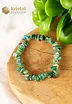 Green Jade Chip Bracelet