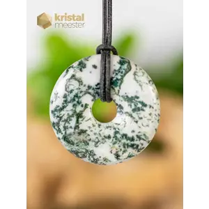 Tree Agate Donut - 40 mm