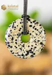 Dalmatian Jasper Donut - 40 mm