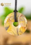 Crazy Lace Agate Donut - 40 mm