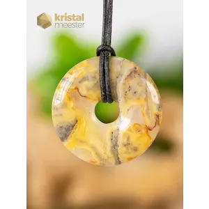 Crazy Lace Agate Donut - 40 mm