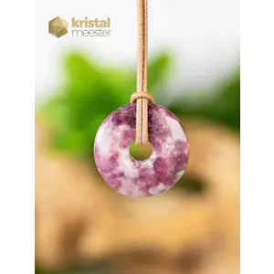 Lepidolite Donut - 30 mm