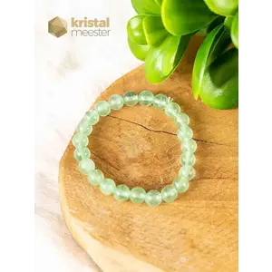 Green Fluorite Ball Bracelet - 8 mm