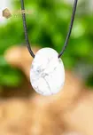 Howlite Pendant - drilled