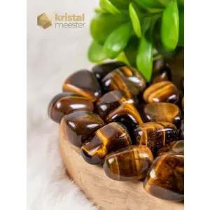 Tiger Eye Tumbled Stones - Size S