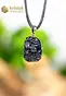 Tektite Pendant with silver loop - no. 1