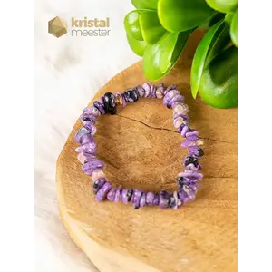 Charoite Chip Bracelet