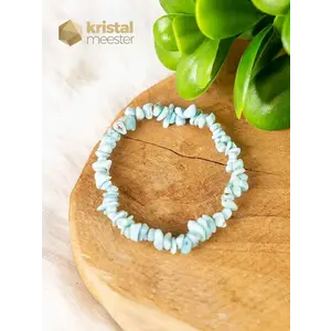 Larimar Chip Bracelet