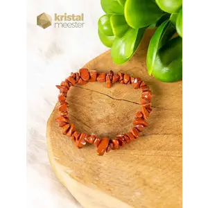 Red Jasper Chip Bracelet