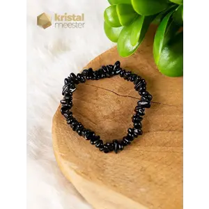 Black Tourmaline Chip Bracelet