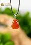 Carnelian Pendant with silver loop