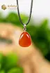 Carnelian Pendant with silver loop