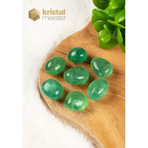 Green Fluorite Tumbled Stones - size M